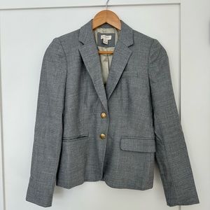 J.Crew Factory Schoolboy Blazer in Gray | Size 0
